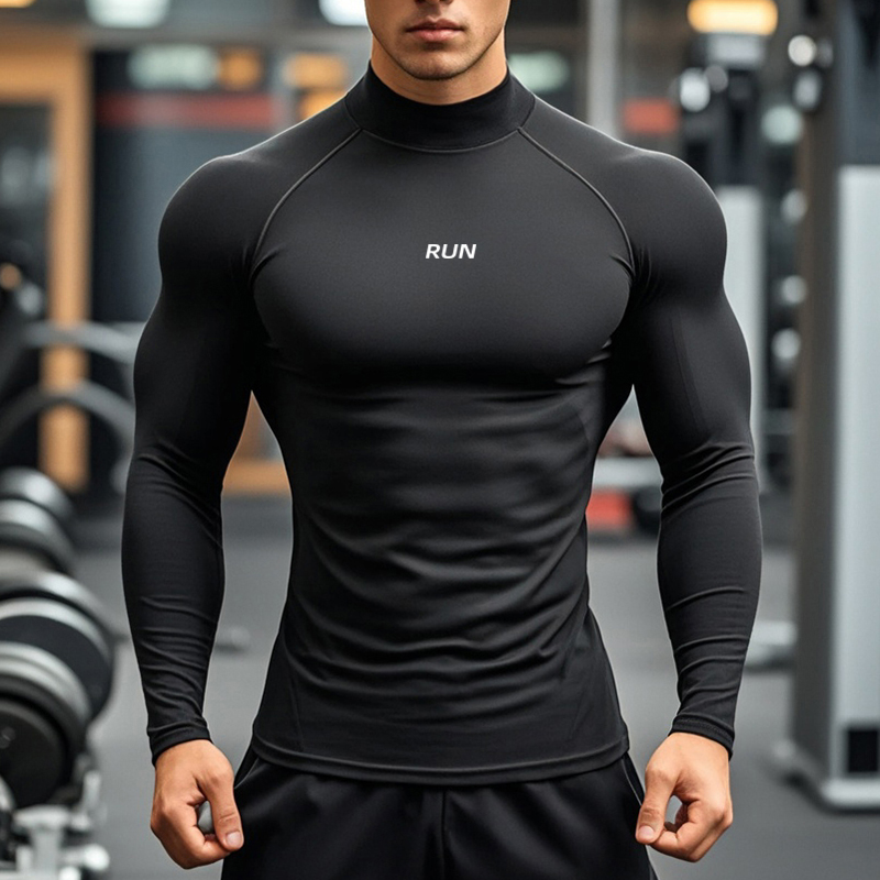 Men's Running Turtleneck Quick - T Shirt Tight Fit review and price