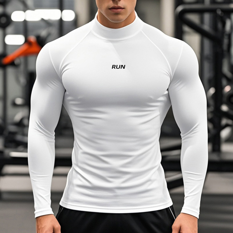 Men's Running Turtleneck Quick - T Shirt Tight Fit review and price