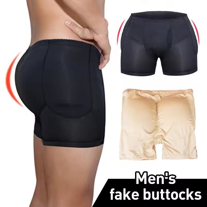 Men Padded Hip Enhancer Booty  - Boxer Brief Pack Cotton review and price
