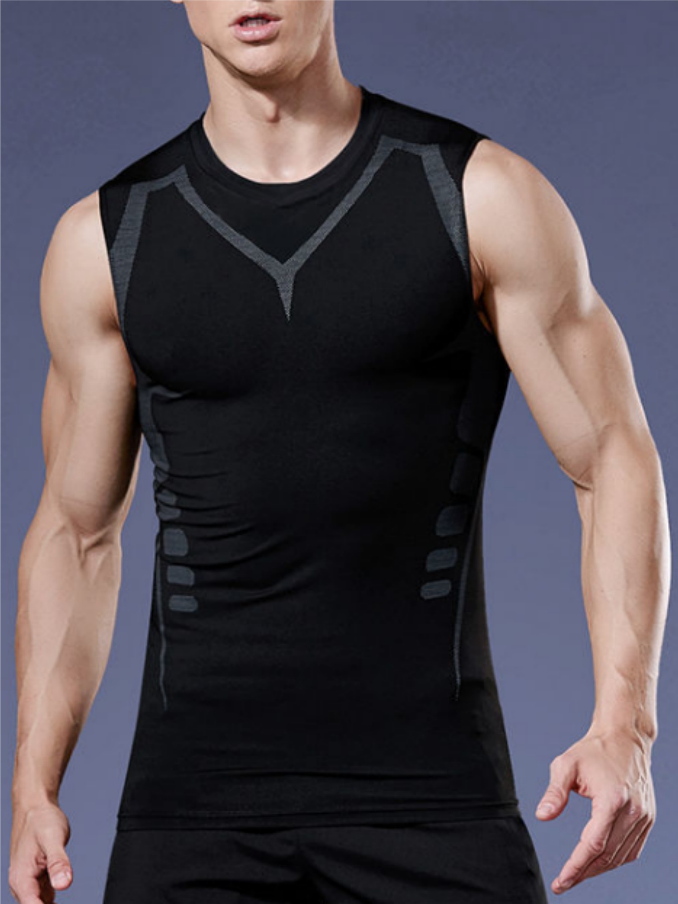 Men's Tight Vest Compression S - T Shirt Tight Fit review and price