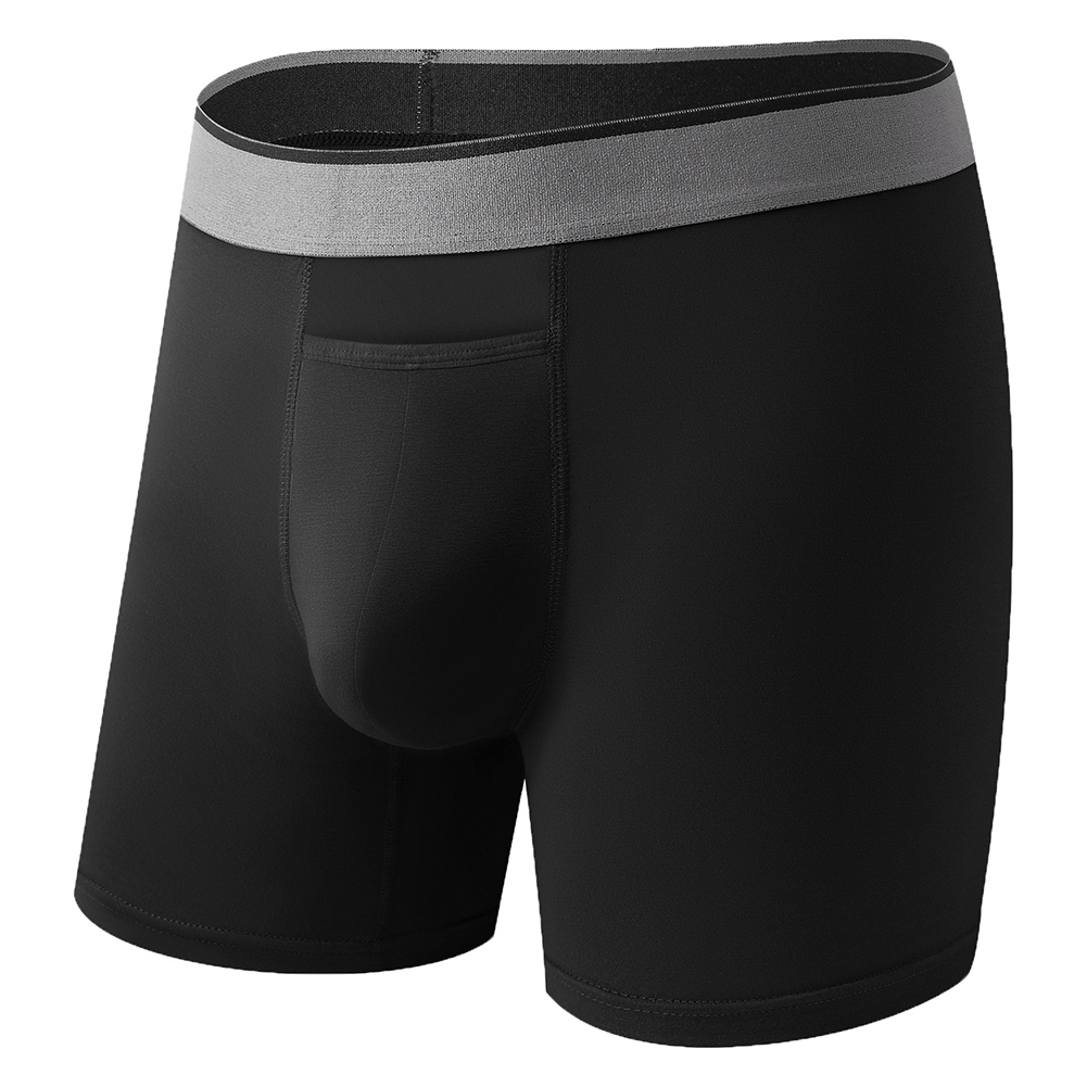 1pc Men Long Leg Shorts Soft U - Bamboo Fiber Trunk review and price