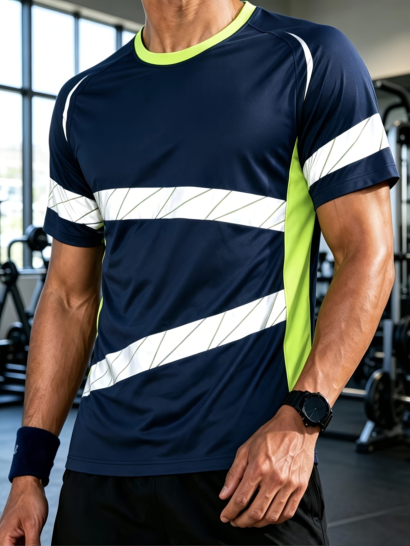 Men Sports Short Sleeve T-shir - T Shirt Tight Fit review and price