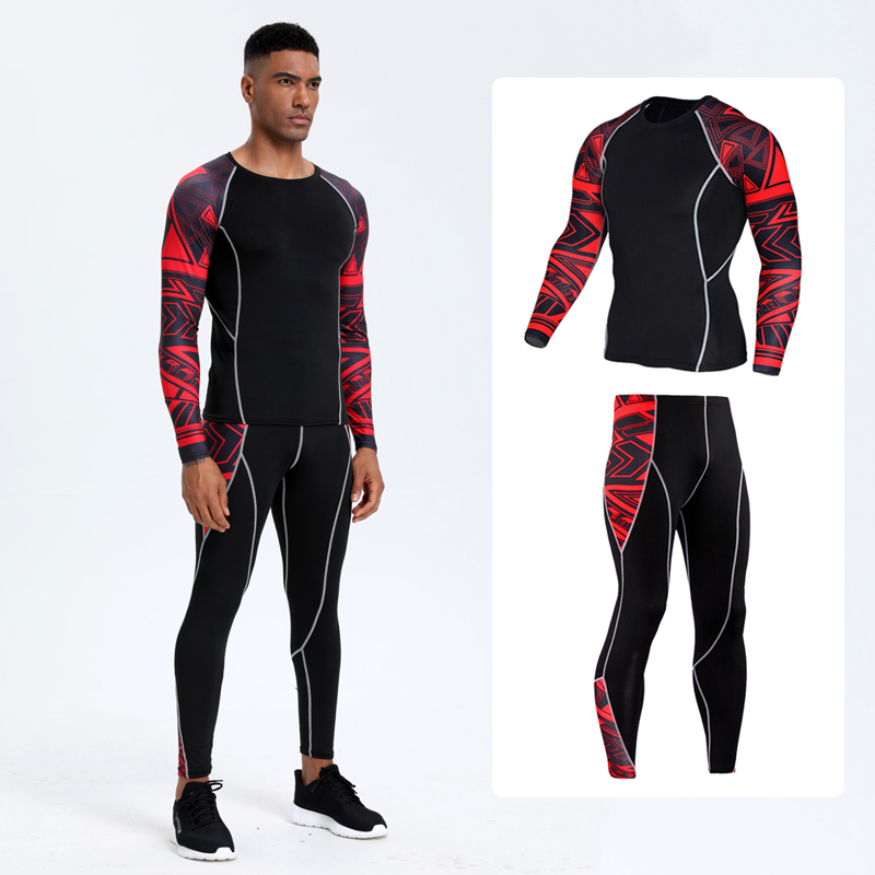 Men's PRO Sports Fitness Suit: - T Shirt Tight Fit review and price