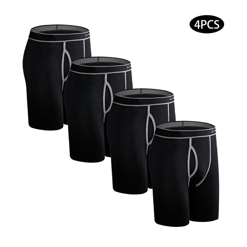 4pcs Long Cotton Underwear Man - Boxer Brief Pack Cotton review and price