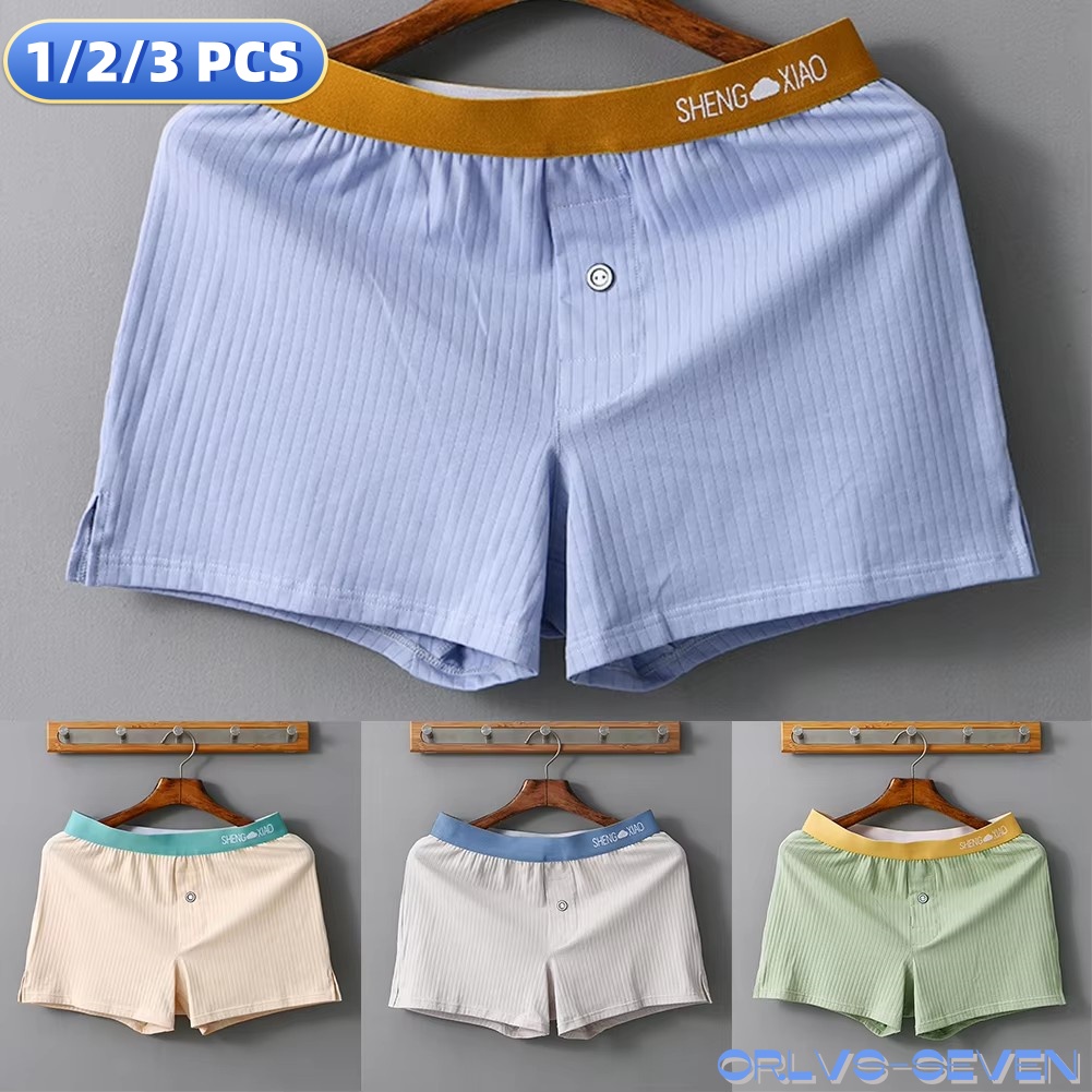 1/2/3 PCS Men's Panties Cotton - Boxer Brief Pack Cotton review and price