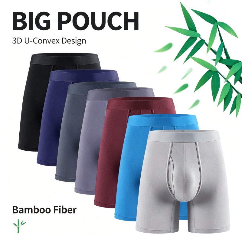 Men Bamboo Fiber Boxer Briefs  - Bamboo Fiber Trunk review and price