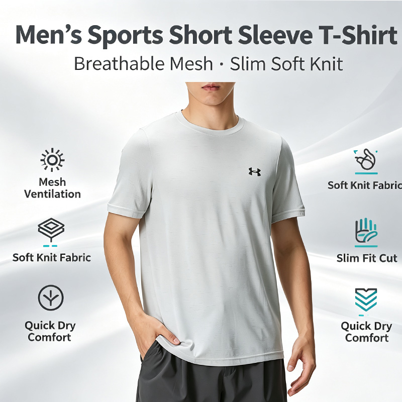 Under Armour Men Slim Fit Mesh - Undershirt Crew Neck review and price