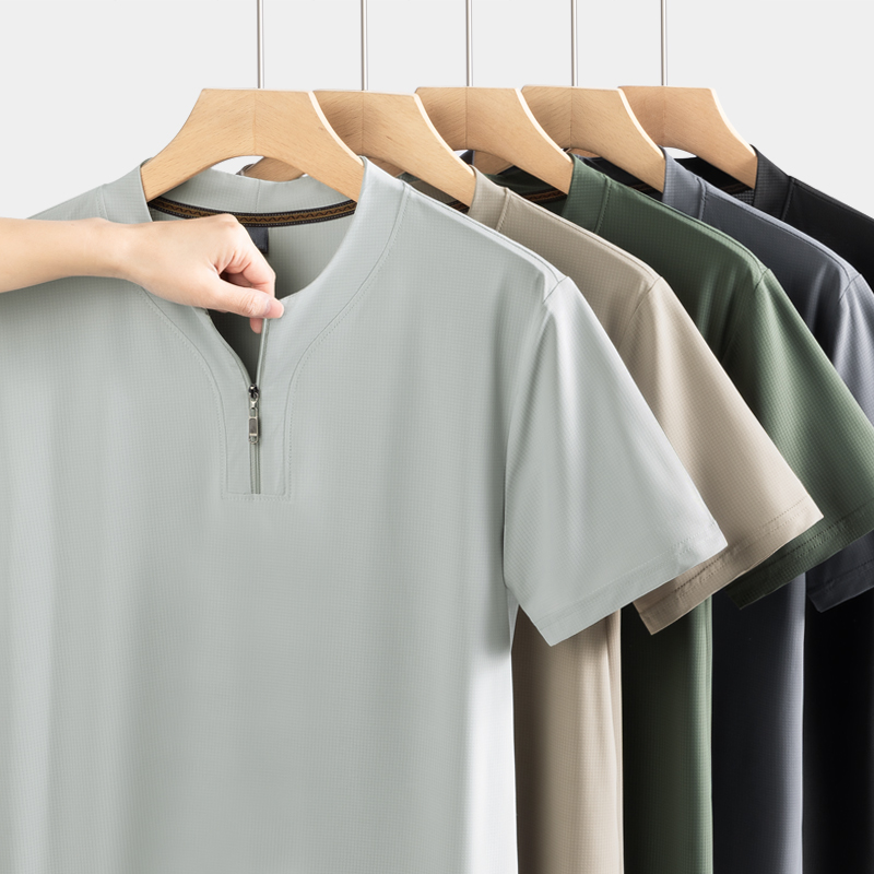 Big Size 9XL Men's Ice Silk He - T Shirt Tight Fit review and price