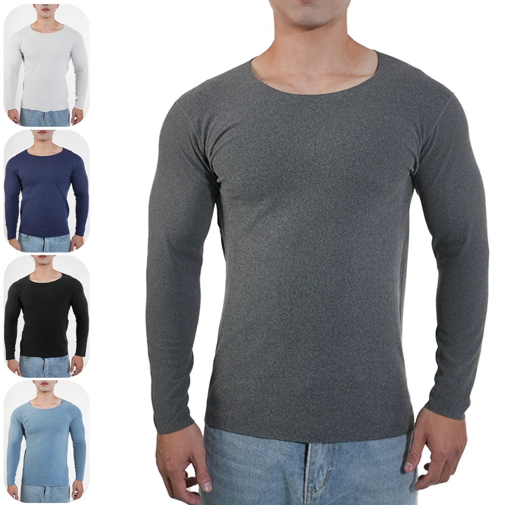 Men Thermal Underwear Long Sle - Undershirt Crew Neck review and price