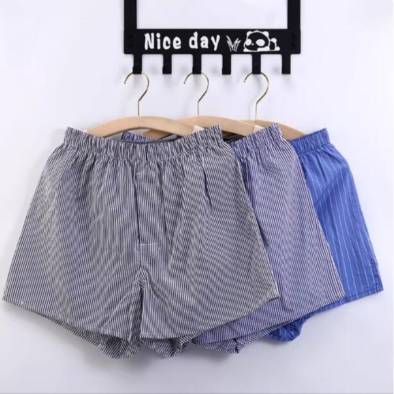3 pc/lot M-3XL Classic Plaid M - Boxer Brief Pack Cotton review and price