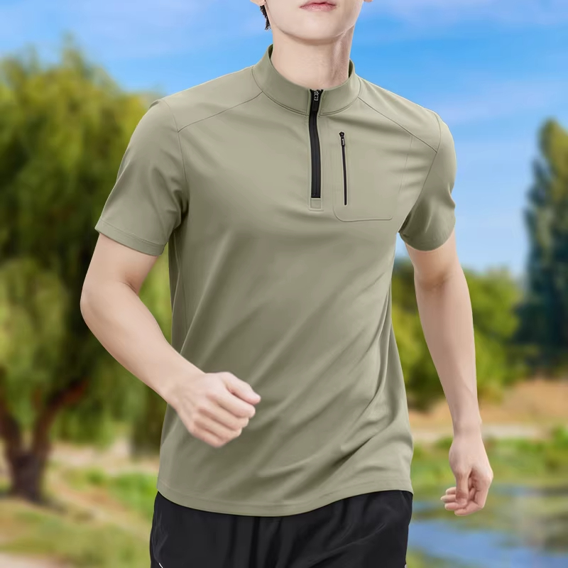 Men's Half-Zip High-Stretch Qu - T Shirt Tight Fit review and price