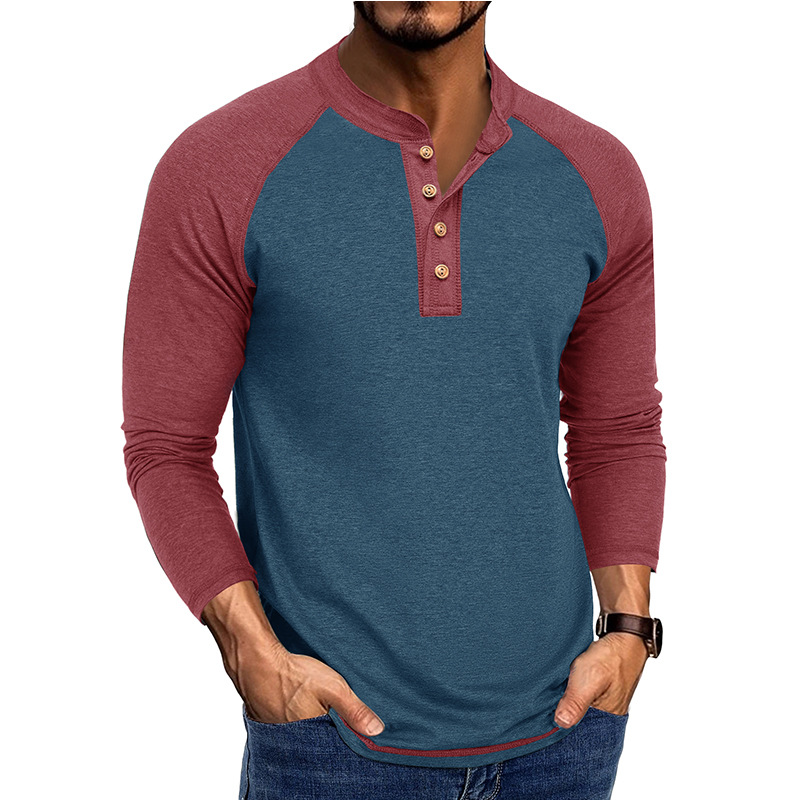 Men's New Long Sleeve Henley S - Base Layer Top review and price
