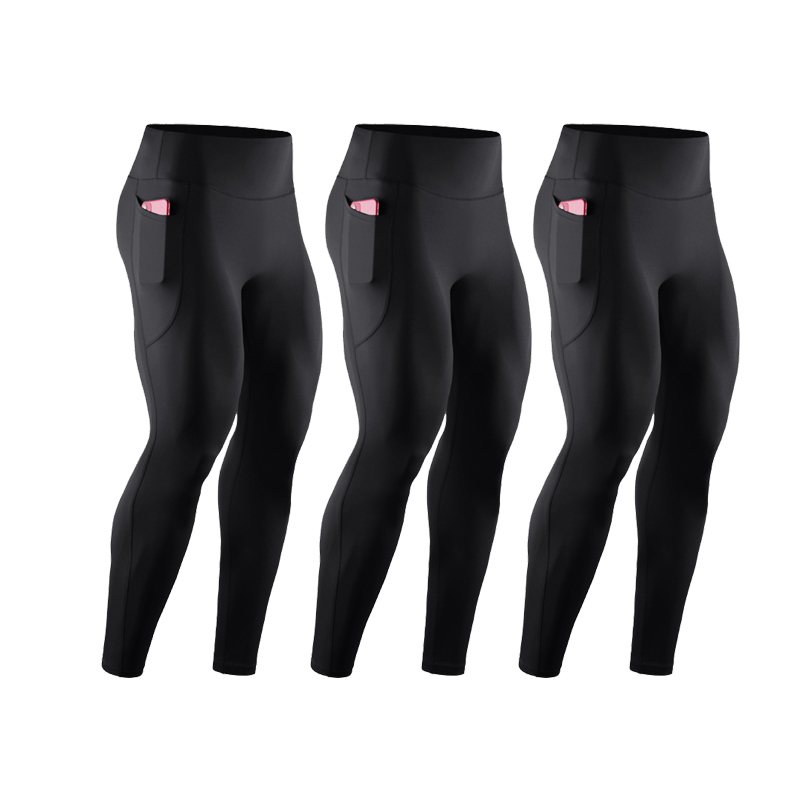 3 Pcs Men High Waist Compressi - Compression Long Pant review and price