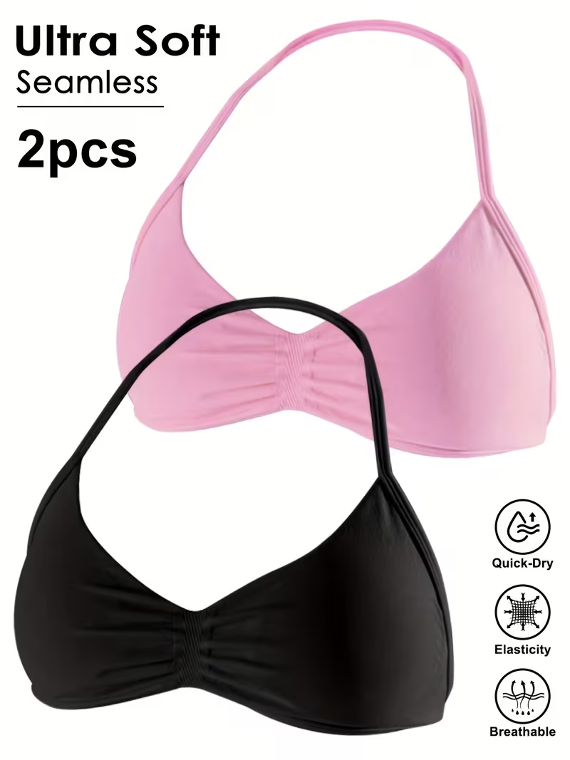 2pcs Seamless Sexy Open Back G - Suspender Tank Top review and price