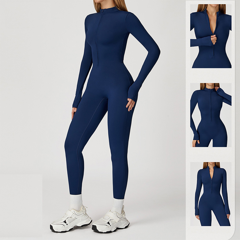 Aiithuug Workout Jumpsuit Zip  - Compression Long Pant review and price