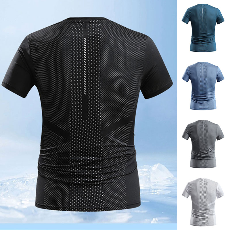 Men Summer Sports T-shirt Quic - T Shirt Tight Fit review and price