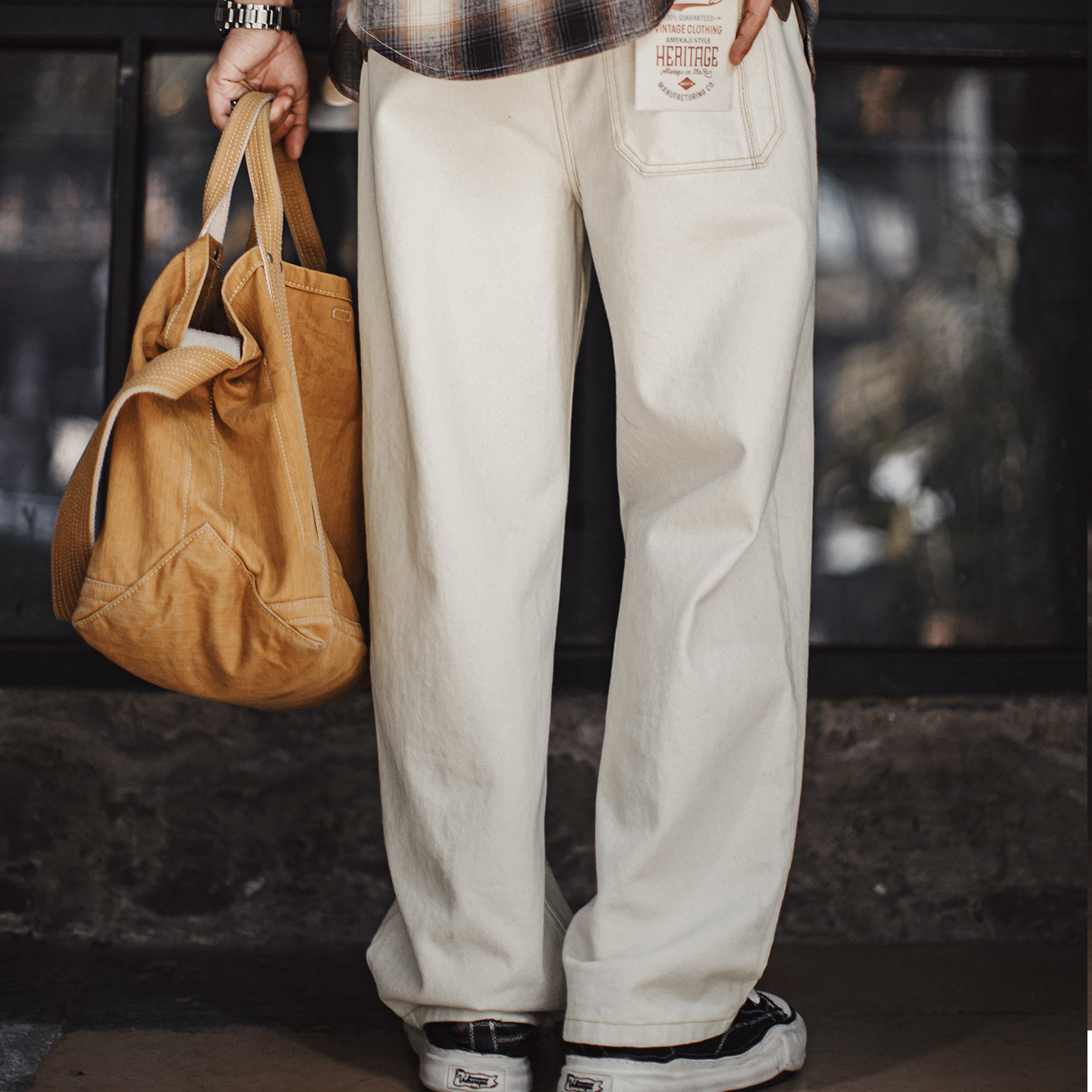 Maden Men's Vintage White Heav - Levis Jeans 501 review and price